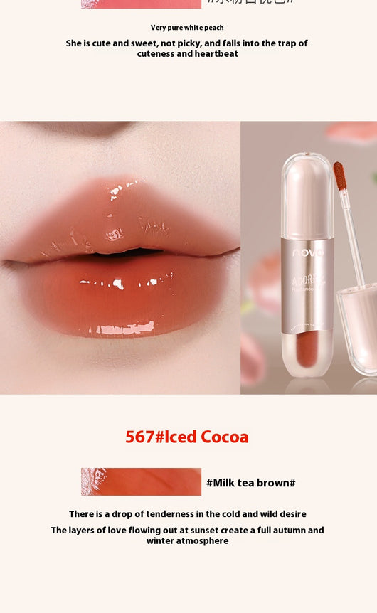 Brillo Labial Transparente Efecto Agua - Acabado Puro y Luminoso - Image 19