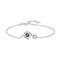 Plateado-plated fantasy planet necklace Plateado bracelet