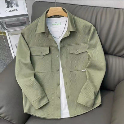 Camisa Slim Fit Casual para Hombre - Estilo Moderno y Versátil - Image 7