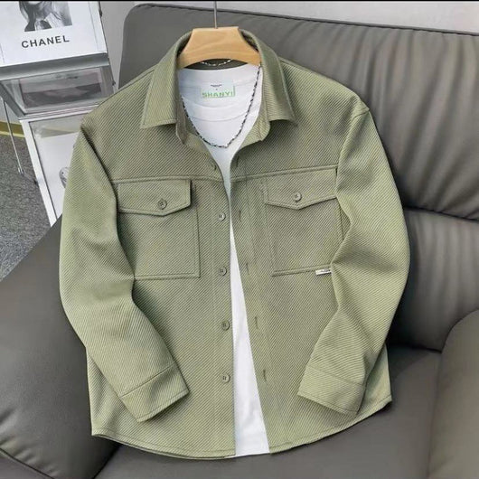 Camisa Slim Fit Casual para Hombre - Estilo Moderno y Versátil - Image 7