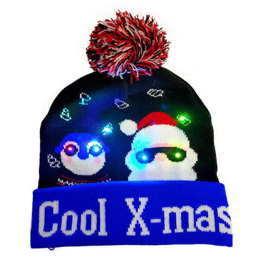 Gorro Navideño Luminoso de Punto con Luces LED - Ideal para Niños y Decoración - Image 8