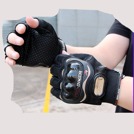 Guantes de Motocicleta Cycling Tribe Medio Dedo - Image 9