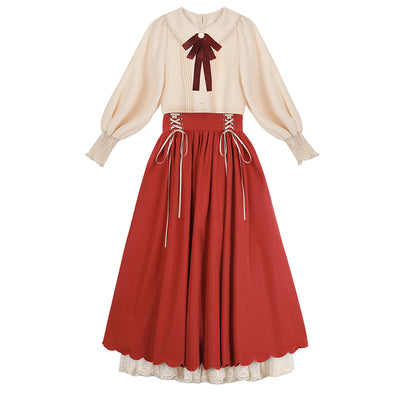 Conjunto de Vestido A con Cuello de Muñeca para Mujer - Image 12