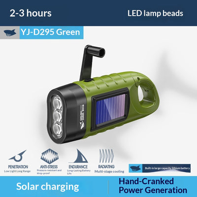 Linterna Solar Recargable con Manivela para Emergencias - Image 6