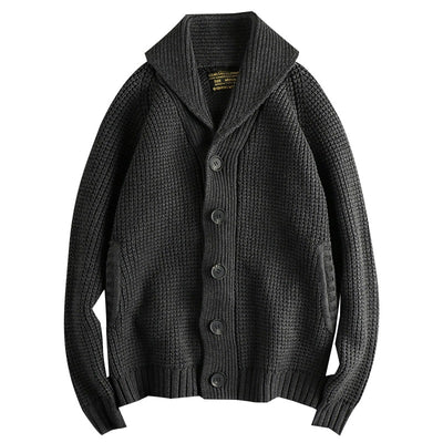 Suéter de Lana Vintage Combinada para Hombre - Image 5