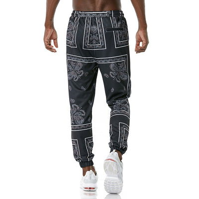 Pantalones Deportivos Retro con Estampado - Joggers Casuales Cómodos