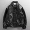 Chaqueta de Cuero PU para Motociclista Joven - Estilo Piloto Clásico