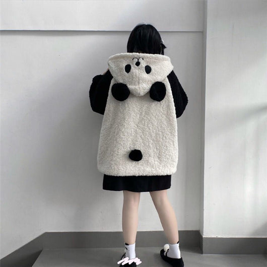 Abrigo Berber Soft Girl Japonés para Otoño e Invierno - Corte Holgado y Versátil - Image 9