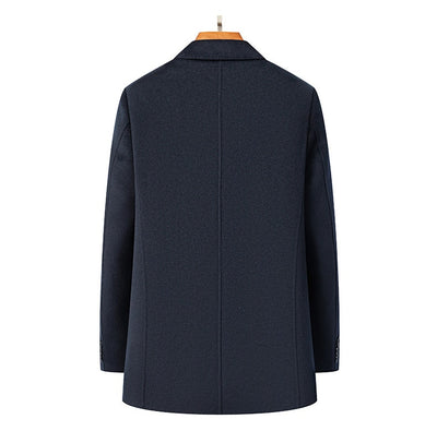 Abrigo de Lana Reversible con Solapa para Hombre Maduro - Image 18