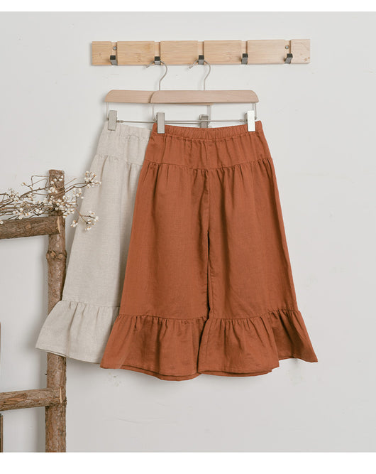 Pantalón Niña Estilo Nórdico Cintura Elástica Colores Puros - Image 7