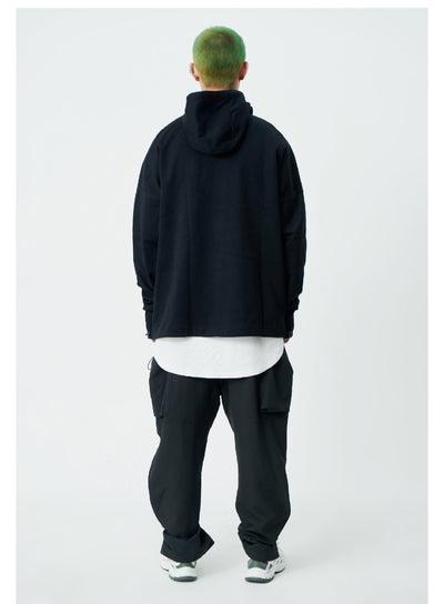 Sudadera con Capucha y Doble Cierre de Punto Tejido - Image 11