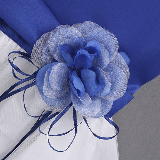 Vestido de Princesa Infantil con Malla Floral - Image 13
