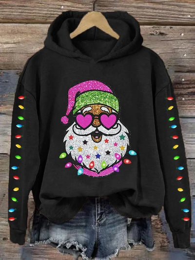 Prenda Navideña Suelta de Dacron con Estampado Casual para Mujer - Image 6