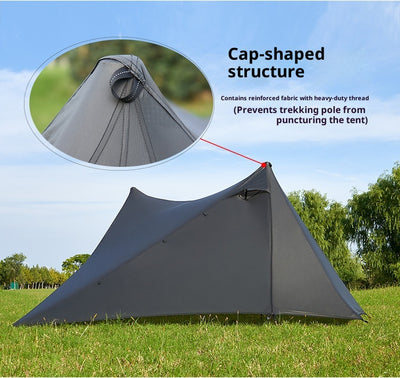 Tienda de Campaña Ultraligera Impermeable de Doble Pared con Estructura Autoportante - Image 20