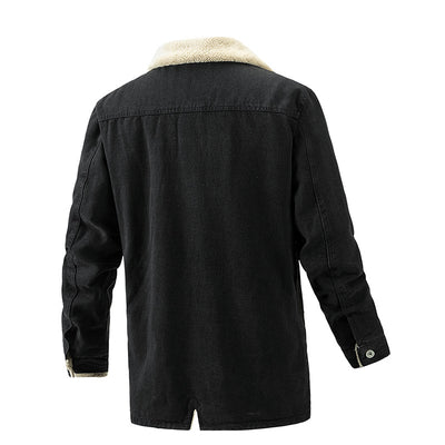 Chaqueta Denim con Forro Polar para Hombre - Image 4