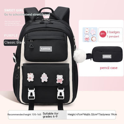Mochila Escolar Impermeable para Niñas - Gran Capacidad y Resistente - Image 15