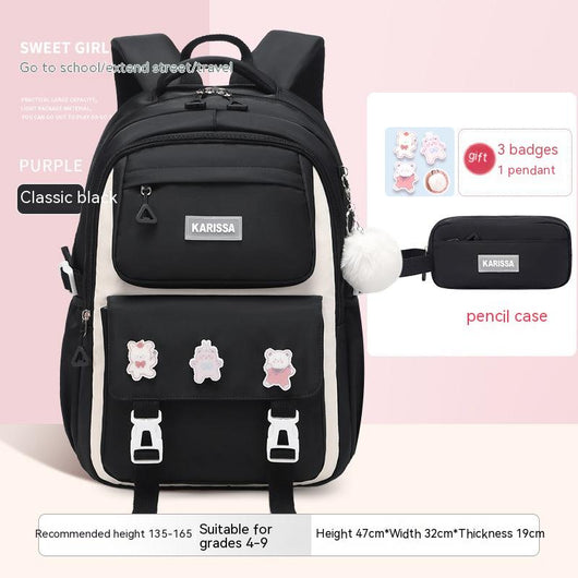 Mochila Escolar Impermeable para Niñas - Gran Capacidad y Resistente - Image 15