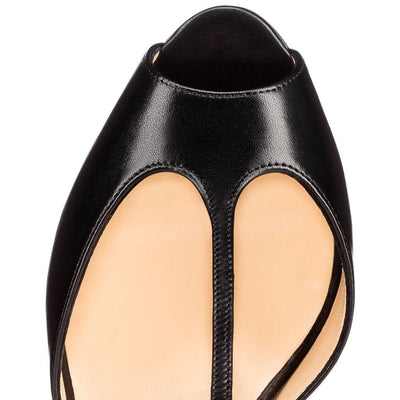 Sandalias Romanas Stiletto T-Strap Estilo Europeo Americano - Image 9
