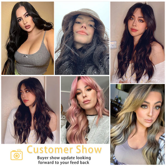 Set de 4 Extensiones de Cabello Ondulado Efecto Agua para Mujer - Image 12
