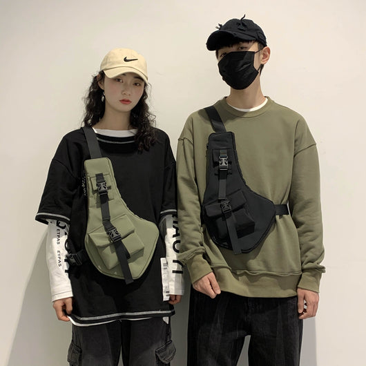 Bolsa Bandolera Hip-hop Coreana para Hombre - Image 15