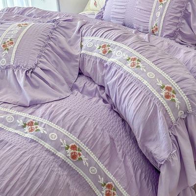 Juego de Cama Four Seasons Seersucker 4 Piezas - Algodón Lavado - Image 8