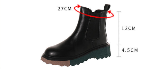 Botas Cortas de Suela Gruesa Versátiles - Image 12