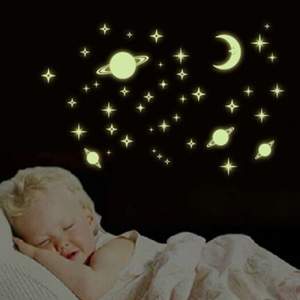 Pegatinas Luminiscentes Estrellas Luna Planetas para Decoración Infantil - Image 3