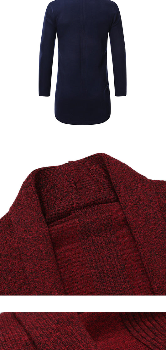 Cardigan Suéter Tejido Tipo Trench Coat para Otoño - Image 14