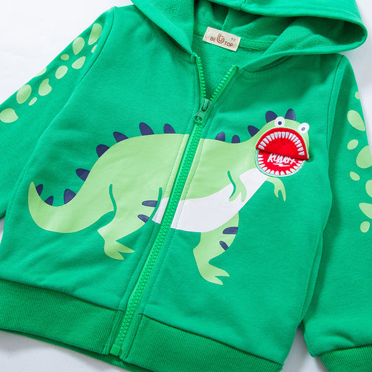 Cardigan Infantil Otoño con Diseño de Dinosaurio - Image 7