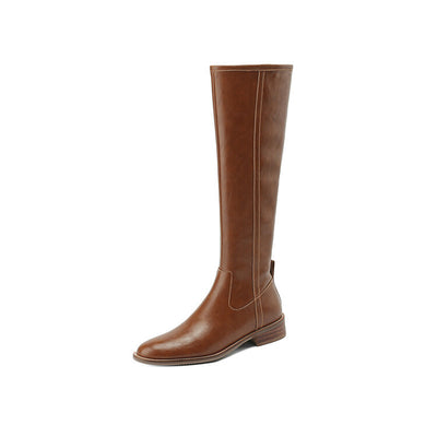Botas Altas para Mujer con Tacón Medio y Punta Redonda - Image 32