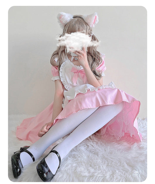 Vestido Lolita Maid Elegante Talla Grande - Image 11