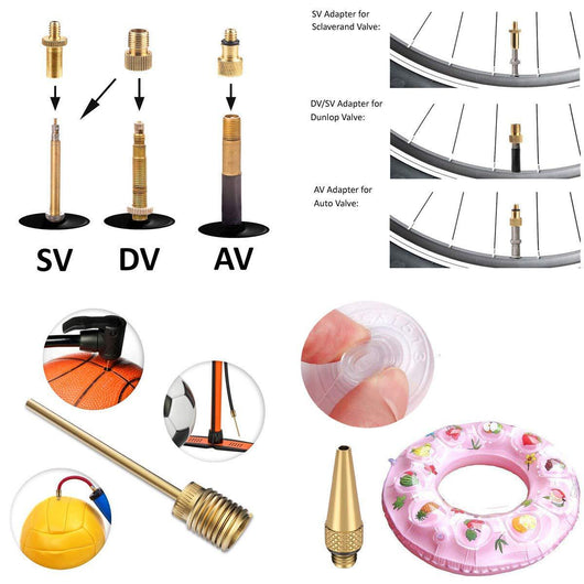 Kit Adaptadores Válvula Bicicleta 24 Piezas - Compatible DV/SVAV - Image 19