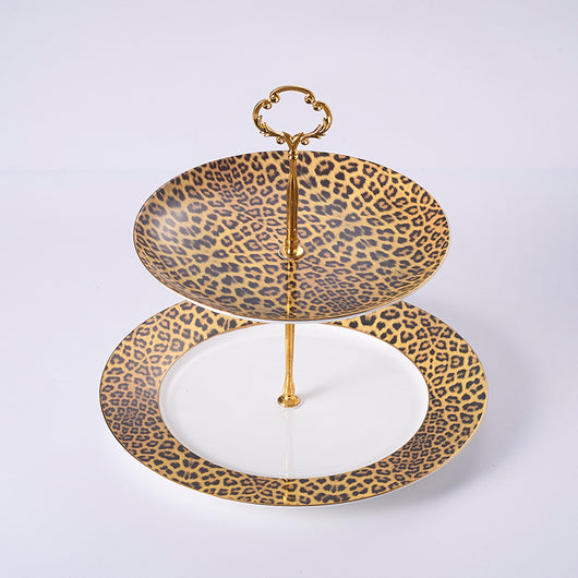 Juego de Taza y Platillo de Porcelana Fina con Diseño Leopardo - Image 11