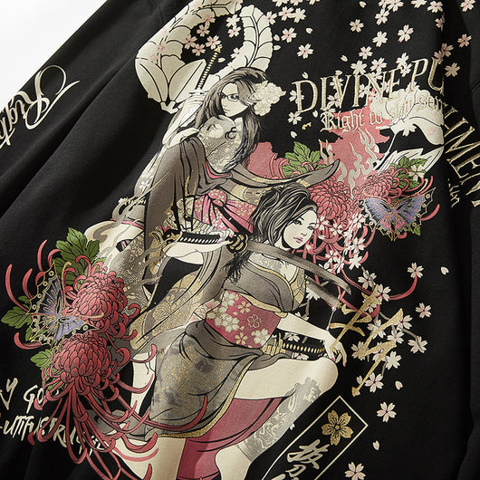 Sudadera con Capucha y Bordado Estampado con Letras Doradas para Hombre - Image 9