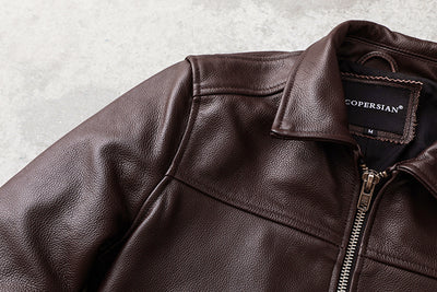 Saco de Vestir Marrón Oscuro para Hombre Talla Grande con Solapa Clásica - Image 5