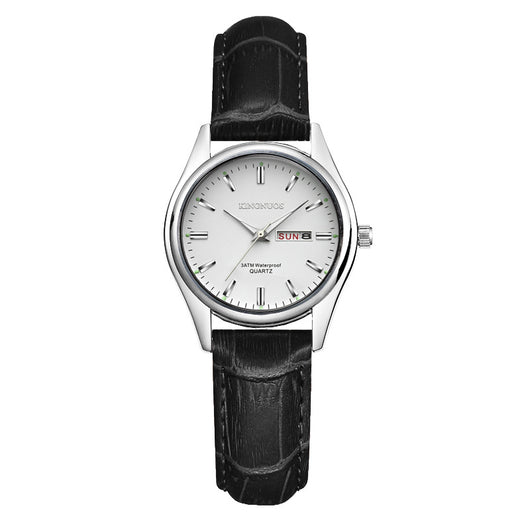 Reloj Dual Calendario para Hombre y Mujer Resistente al Agua Cuarzo Preciso - Image 36