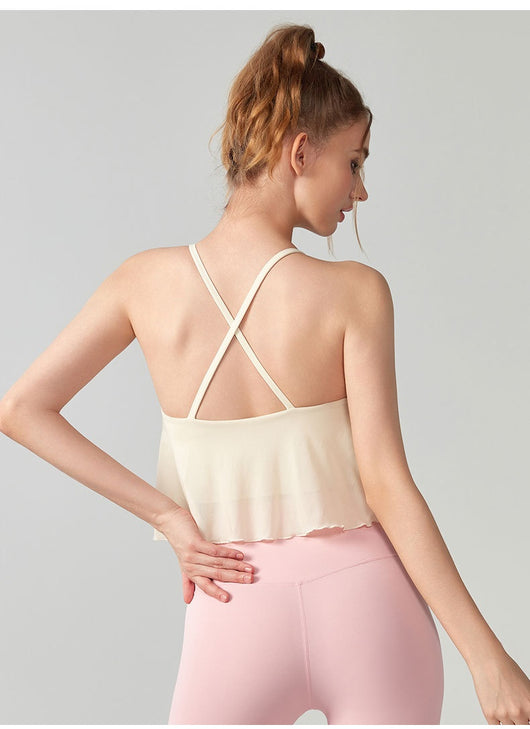 Chaleco Deportivo de Malla para Yoga - Top Suelto para Mujer - Image 40