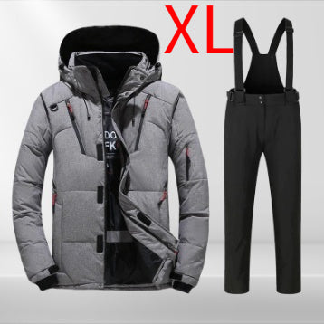 Chaqueta de Invierno para Hombre con Capucha, Plumón de Pato y Múltiples Bolsillos - Image 15