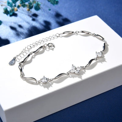 Pulsera Trébol de Cuatro Hojas Estilo Coreano Ins para Mujer - Image 6