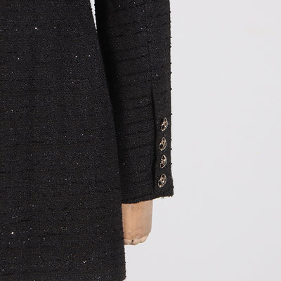 Vestido Elegante Hombros Descubiertos con Manga Larga y Cintura Ajustada - Image 16