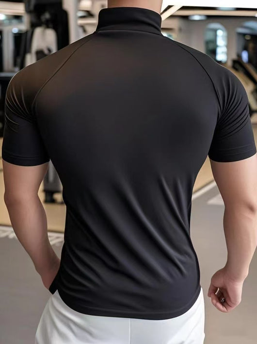 Sudadera Deportiva Hombre con Cierre de Medio Cuello - Image 13