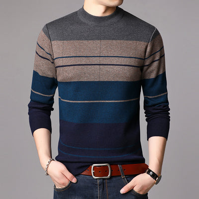 Camiseta Térmica Acolchada de Lana para Hombre - Cuello Redondo - Image 14