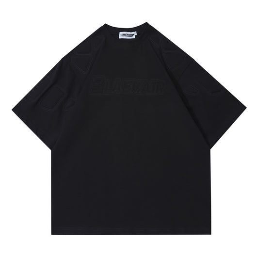 Camiseta Holgada de Algodón Puro para Hombre - Corte Casual Clásico - Image 8