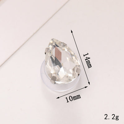 Adornos de Cristal Brillante para Zapatos - Accesorios DIY Estilo Clásico con Flor de Perla - Image 37