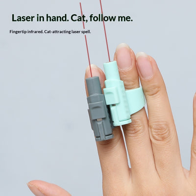 Juguete Interactivo Láser para Gatos con Varilla Anular - Image 3