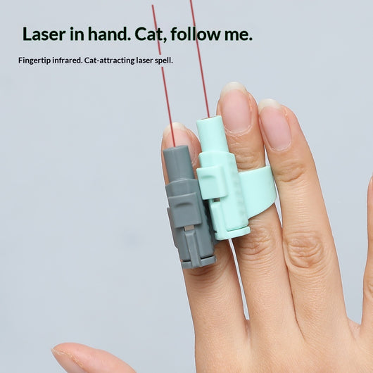 Juguete Interactivo Láser para Gatos con Varilla Anular - Image 3