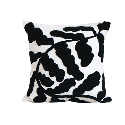 Cojín Geométrico Modern Jane Onda Puntos Negro y Blanco - Image 13