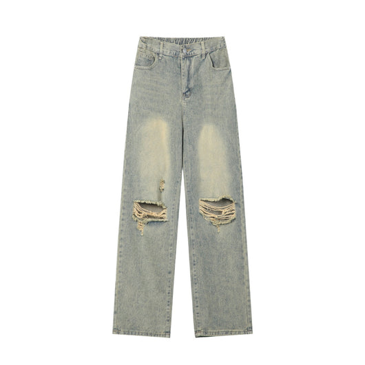 Jeans Vintage Lavados para Hombre - Estilo Retro Americano - Image 6