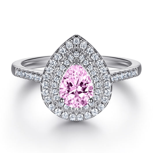 Anillo de Diamante Talla Pera - Image 8