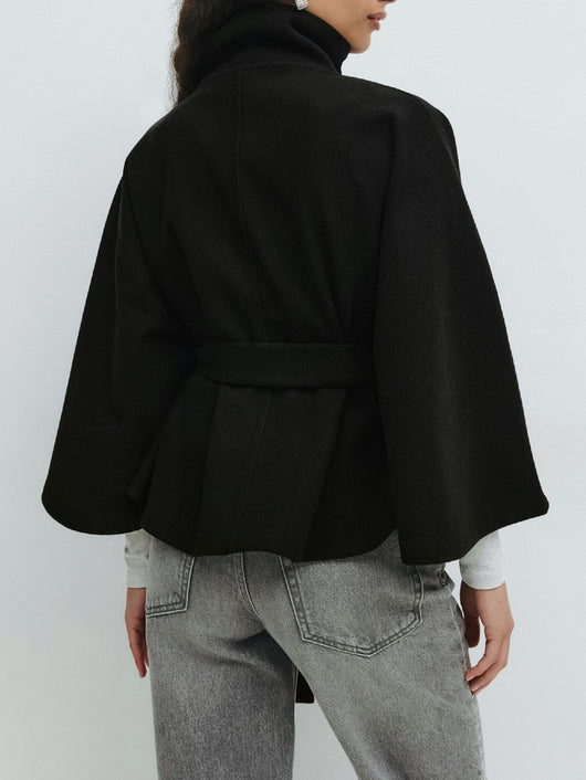 Abrigo Gabardina Cuello Alto Mujer - Diseño Minimalista - Image 9
